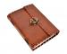New Handmade Leather Journal Diary Brass Lock Antique Journal Diary & Sketchbook 